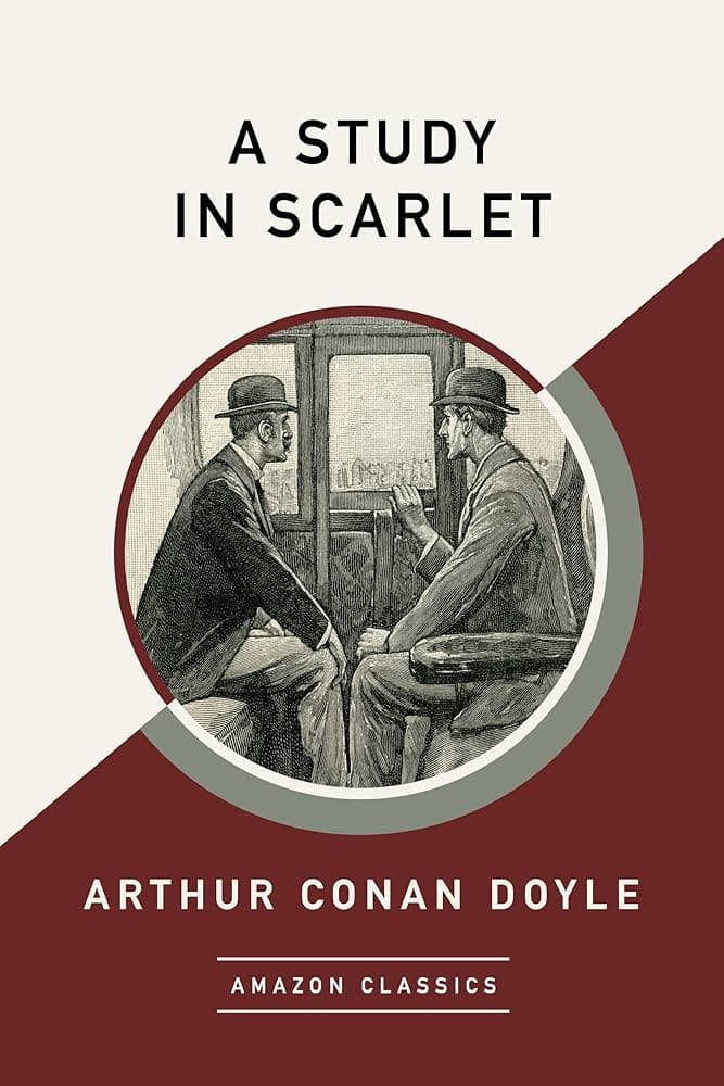 A Study in Scarlet audiobook cover