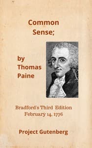 Of the Origin and Design of Government in general, with concise Remarks on the English Constitution.
