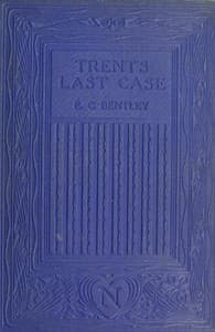 Trent's Last Case audiobook cover